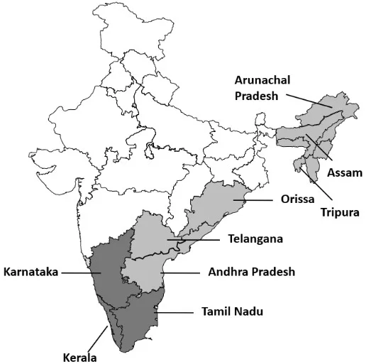 Coffee Regions of India