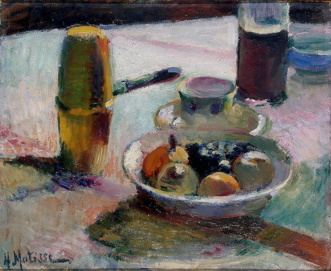Fruits et Cafetière, Henri Matisse, ca. 1898.