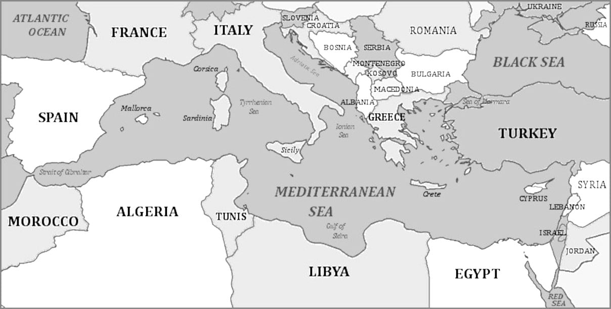 Mediterranean Regions. 