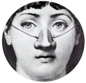 Fornasetti muse with a nose