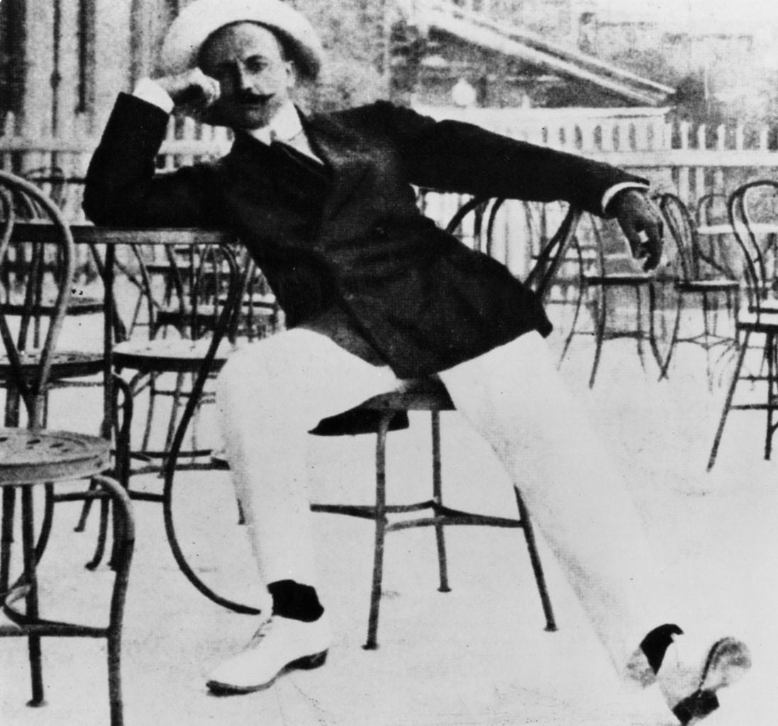 Filippo Tommaso Marinetti (1876 - 1944) the writer, founder and impresario of the Futurist movement which glorified war, industrialism, innovation and heroism. Tungsten/CC0