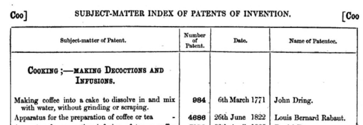 Bernard Rabauts patent 