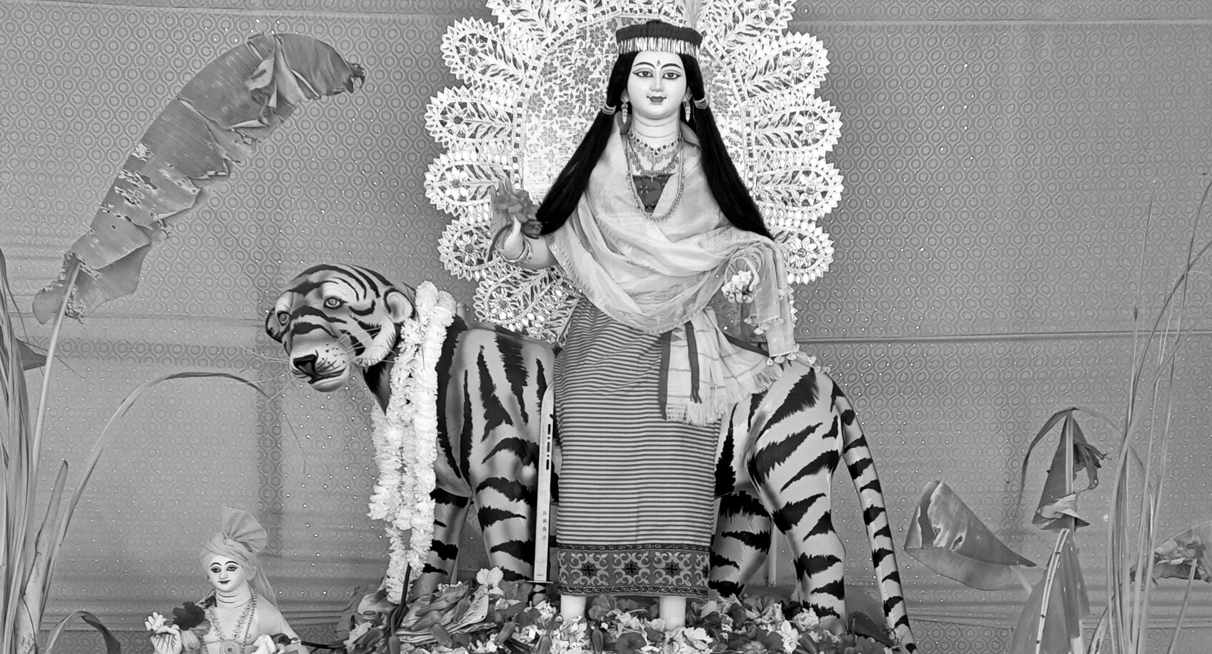 Statue of Panthoibi during Panthoibi Iratpa festival celebrated at Hojai Natun Bazar, Assam. অজয় দাস.