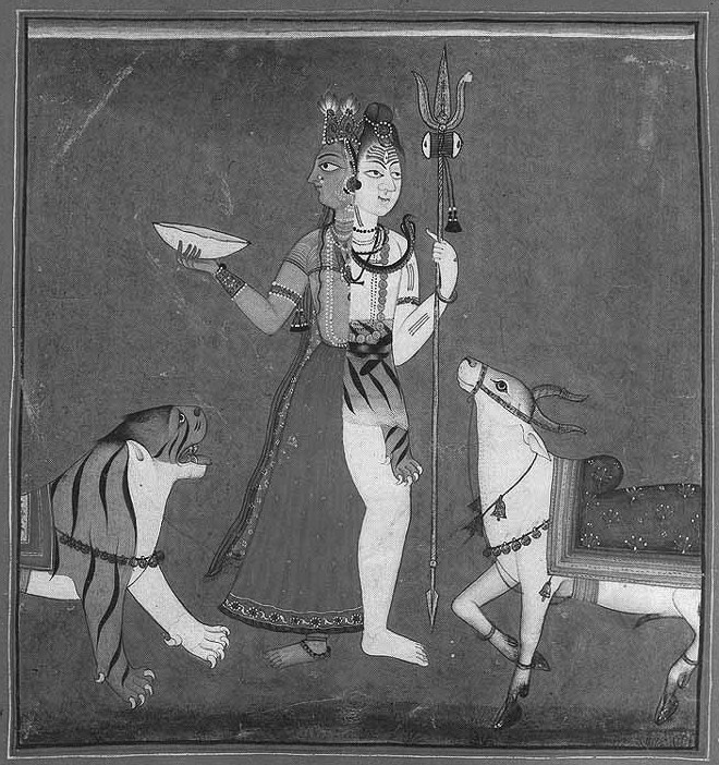 A rare example of a Shakta Ardhanarishvara, where the dominant right side is female. A rare example of a Shakta Ardhanarishvara, where the dominant right side is female.