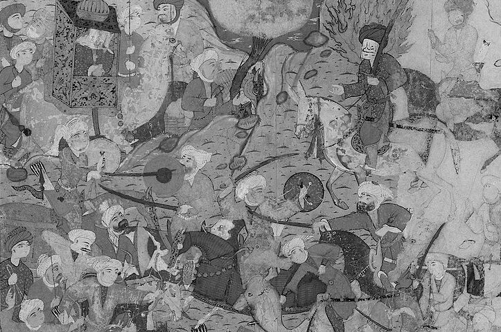 Ali and Aisha at the Battle of the Camel